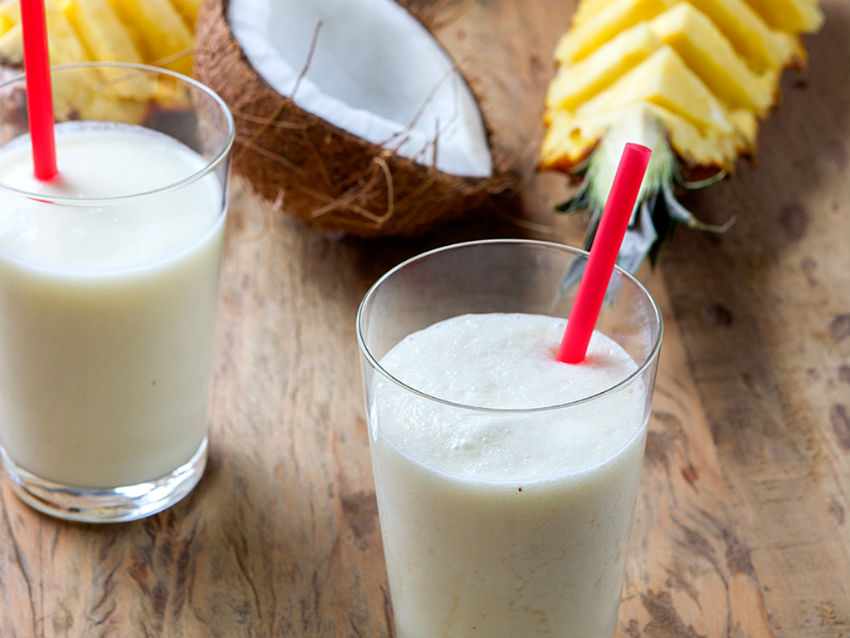 Milk shake de coco