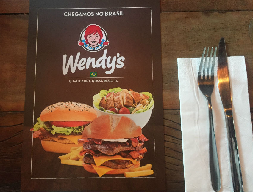 menu Wendy's