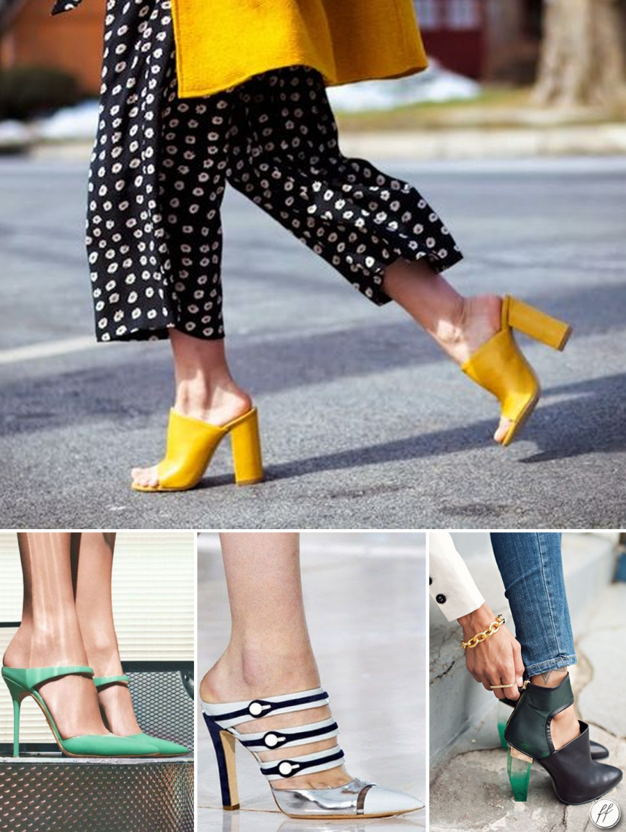 modelos de calçados mule