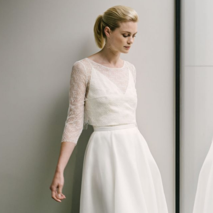 vestido de noiva minimalista lindo