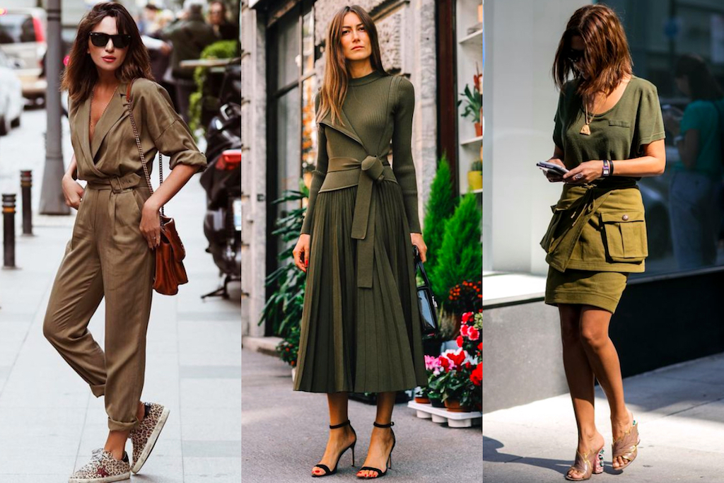 moda look verde outono 2020